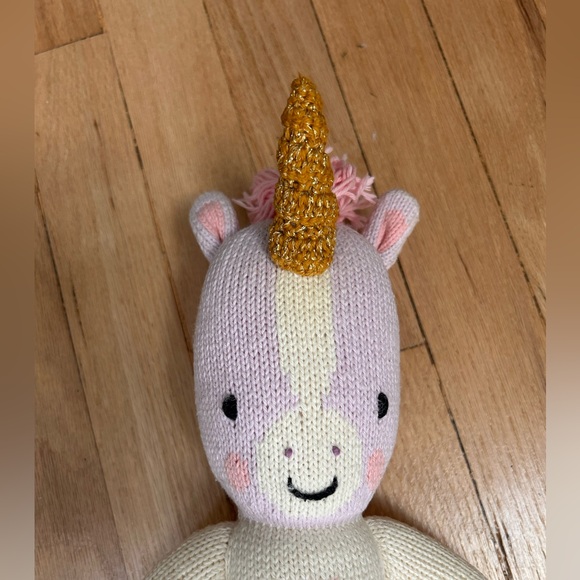 Cuddle and Kind 13" Zoe the Unicorn" Heirloom Quality, Handcrafted in Peru. - Picture 3 of 6